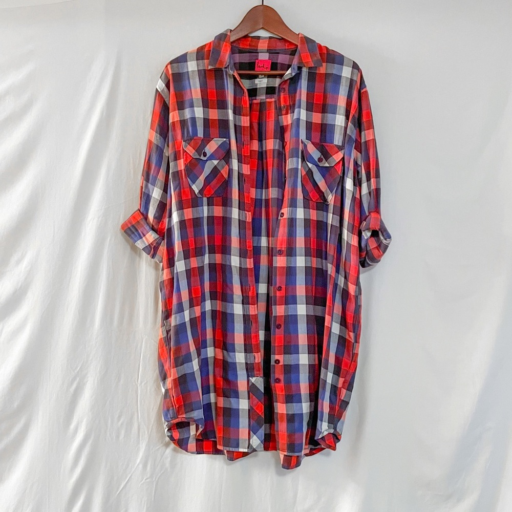 Paul Smith Red Long Sleeve Shirtdress